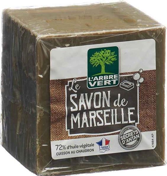 Produktbild L'arbre vert Öko Marseilleseife französisch fest (Hartseife)