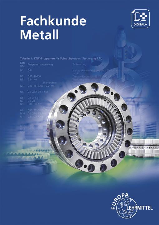 Produktbild Fachkunde Metall (Deutsch, Reinhard Vetter, Walter Escherich, Stefan Oesterle, Jürgen Burmester, Ludwig Reißler, Josef Dillinger, Eckhard Ignatowitz, Andreas Stephan, Falko Wieneke, 2023)