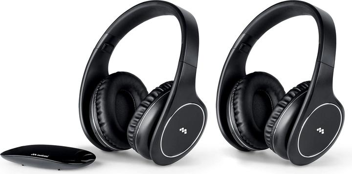 Produktbild Meliconi 2 x kabellose Stereo-TV-Headsets (8 h, Kabellos, Kabelgebunden)