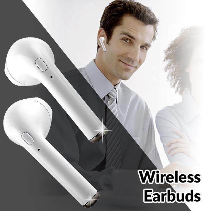 Image du produit PhoneLook Ecouteurs sans fil i7S TWS Bluetooth 4.2 avec étui de rangement et de chargement (100 h, Sans fil)