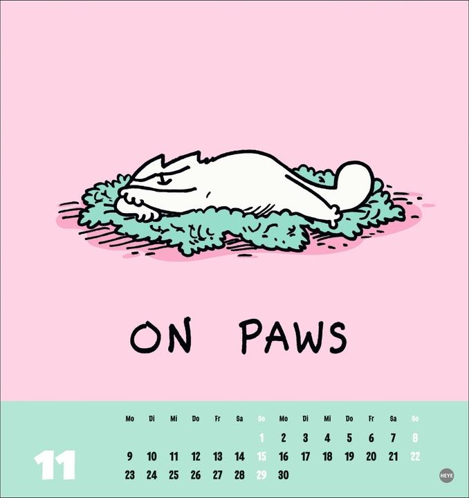 Produktbild Simons Katze Postkartenkalender 2026 (16 x 17 cm, Harter Einband, Deutsch)