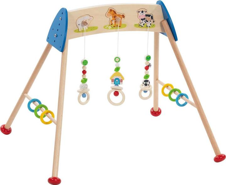 Produktbild Goki Baby-Fit Tierstimmen Bauernhof, Greif- und Spieltrainer