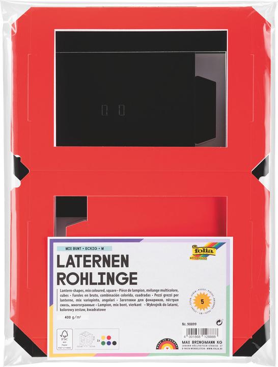 Actual product image Folia Lantern blanks square (5 x)