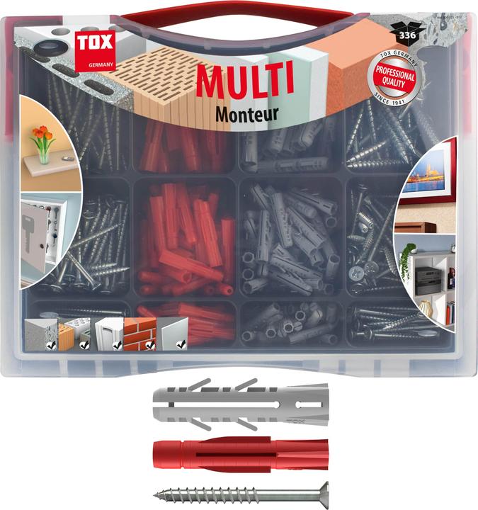 Actual product image Tox Standard-Sortiment Monteur Multi (336 pcs.)