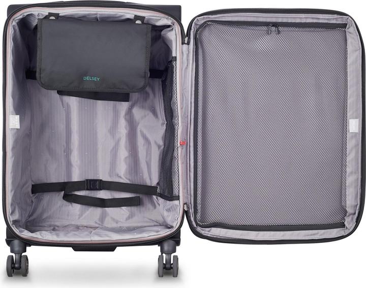 Image du produit Delsey Helium DLX Expandable -matkalaukku, musta (88 l, XL (à partir de 115l))
