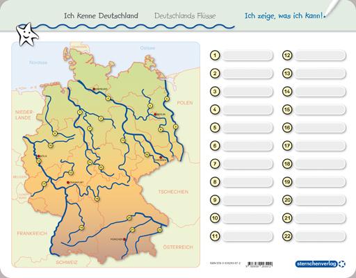 Produktbild Ich kenne Deutschland - 1. Bundesländer & Landeshauptstädte, 2. Flüsse, 3. Gebirge im Set (Deutsch, Katrin Langhans, 2017)