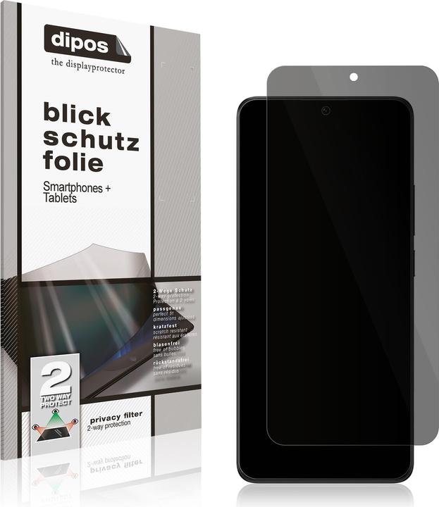 Produktbild Dipos Blickschutzfolie 2-Way Anti-Shock (1 Stück, Xiaomi Poco X6 Pro)