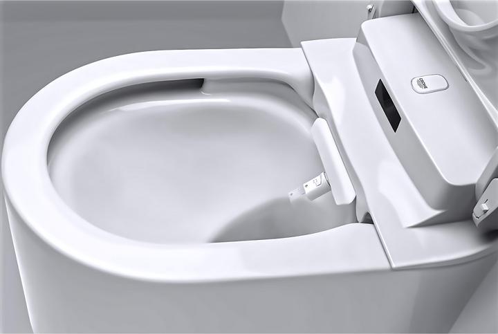 Actual product image Grohe Sensia Arena shower toilet complete system for concealed cisterns, wall mounting