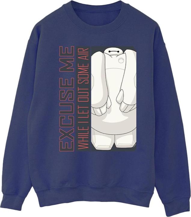 Disney Big Hero 6 Baymax Excuse Me Some Air Sweatshirt (L)