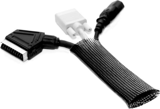 Actual product image Multibrackets Cable socks, D=20mm, L=10m, black (1000 cm)