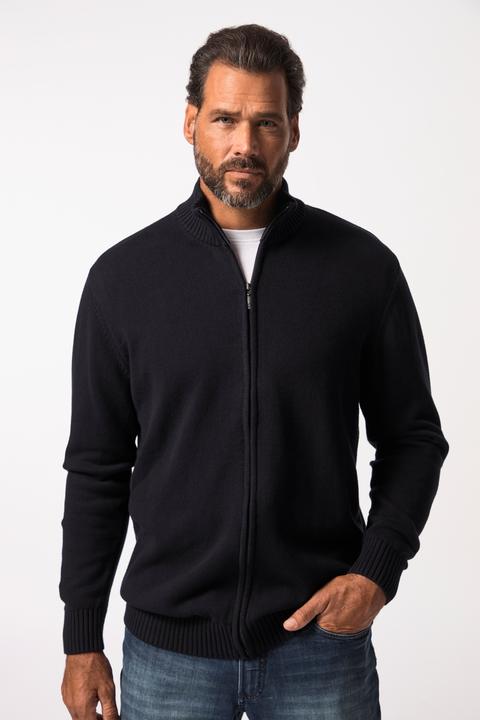 Immagine prodotto JP1880 Cardigan con colletto alto e orli a costine (7XL)