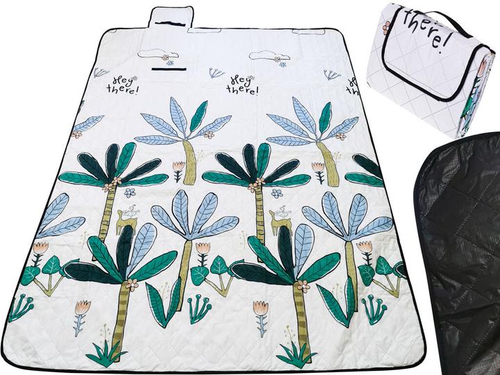 Ikonka Stuoia da spiaggia per picnic coperta da campeggio palme 150x200