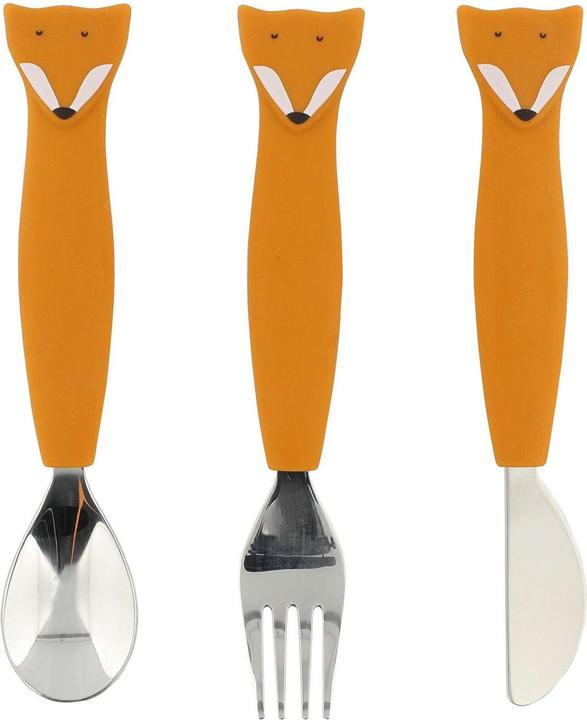 Produktbild Trixie Baby Kinderbesteck mit Silikongriff Fuchs