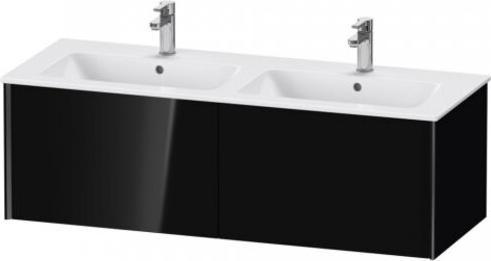 Actual product image Duravit XViu 4029 Vanity unit wall-mounted, 2 pull-outs, for double wash basin ME by Starck 233613 (128 x 48 x 40 cm)