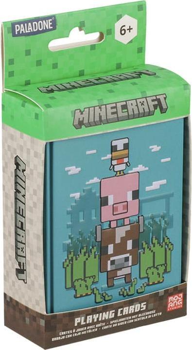 Actual product image Paladone Products Mojang Studios - Minecraft - Cartes à jouer avec boîte de rangement en métal animaux