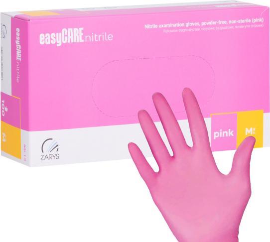 Produktbild Zarys Nitril Handschuhe Rosa (M)