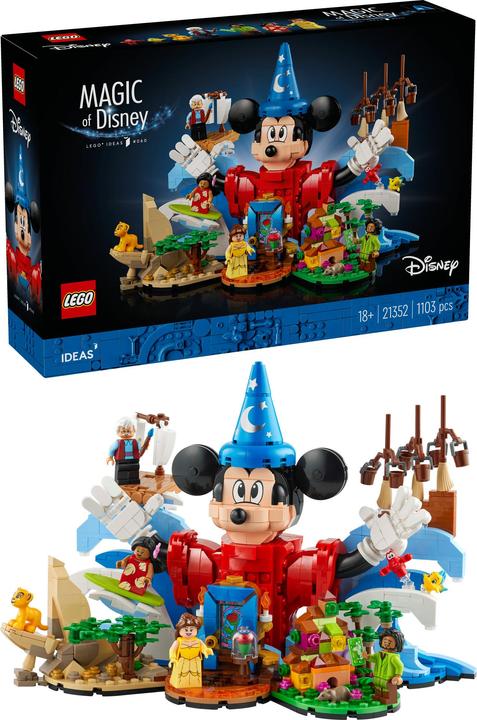 Image du produit LEGO Magie Disney (21352, LEGO Ideas, LEGO difficiles à trouver)