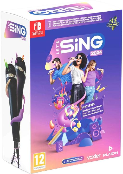 Produktbild Ravenscourt Let's Sing 2024 International Version (+ 2 Mics) (Switch, EN, IT, FR, DE)
