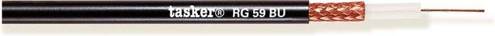 Actual product image Tasker Coaxial Cable, black, 100m, PVC, 1x0.26mm (Antenna cable)