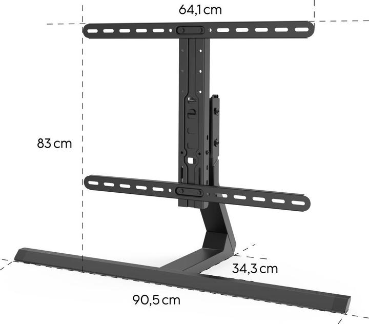 Actual product image Hama TV stand (Universal, 64.96", 40 kg)
