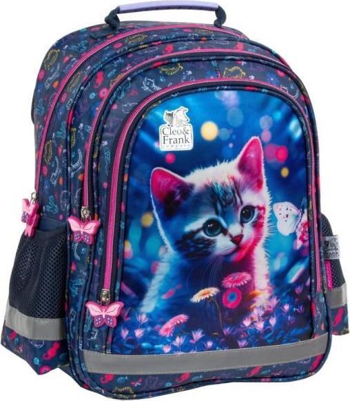 Derform Rucksack mit 2 Fächern 15 B Cleo und Frank 43 Cat