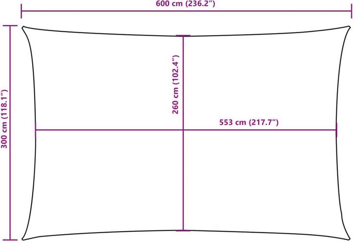 Produktbild VidaXL Nezhatok (300 x 600 cm)