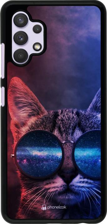 Immagine prodotto PhoneLook Occhiali Coque Red Blue Cat (Samsung Galaxy A32)