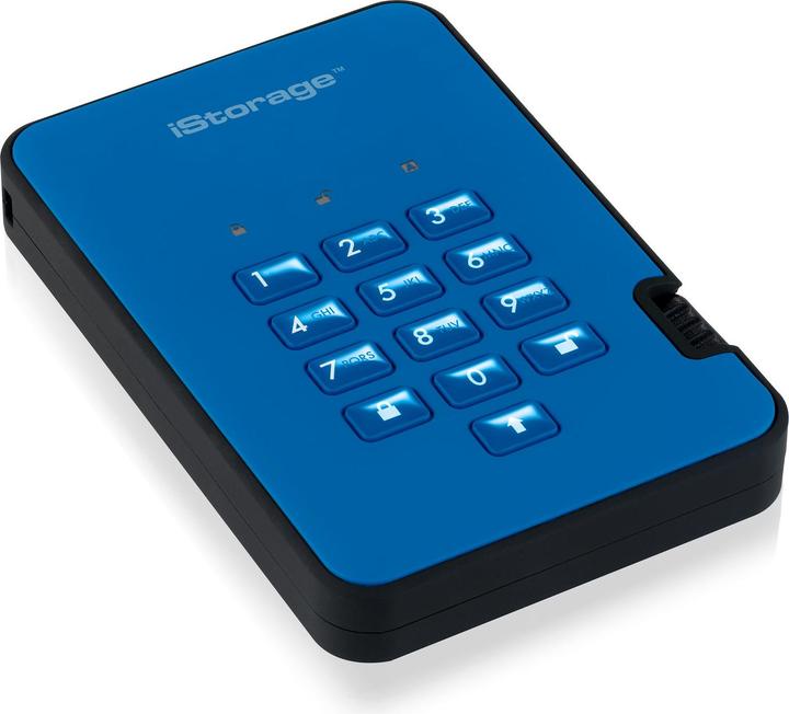 Actual product image iStorage diskAshur² - Hard disk - encrypted - 4 TB - external (portable) (4 TB)