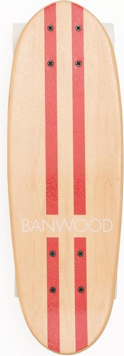 Actual product image Banwood Skateboard Red Stripes (6.69")