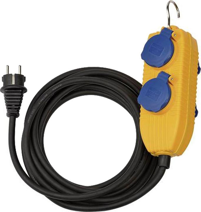 Immagine prodotto Brennenstuhl Cavo da cantiere IP54 con blocco di potenza 5m nero H07RN-F3G1.5 (5 m)