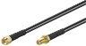 Produktbild LevelOne Wentronic Goobay WLAN Antennenverlängerungskabel, Schwarz, 3 m (Antennenkabel)