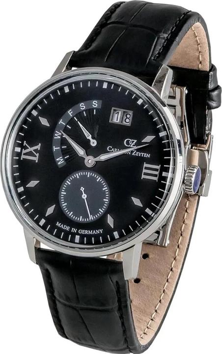 Carl von Zeyten CVZ0059BK Glatt (Analoguhr, 45 mm)