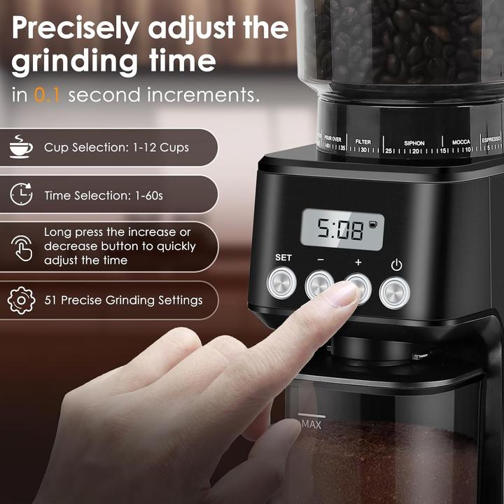 Actual product image Homtone Kaffeemühle