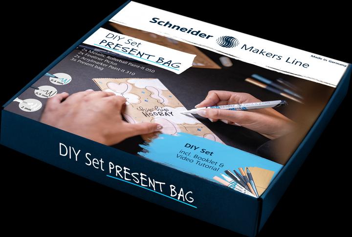 Produktbild Schneider Geschenktüten natur DIY Set (Geschenkbox, 1 x)