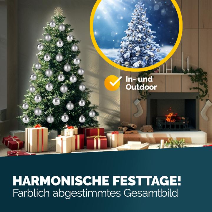 Actual product image Deuba 54tlg Christmas Tree Balls (54 -part)