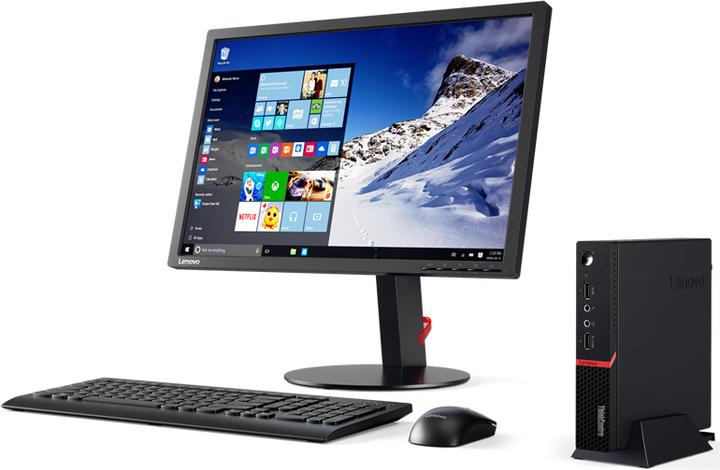 Image du produit Lenovo ThinkCentre M715q Tiny (AMD Ryzen 5 2400 GE, 8 Go, 256 Go)