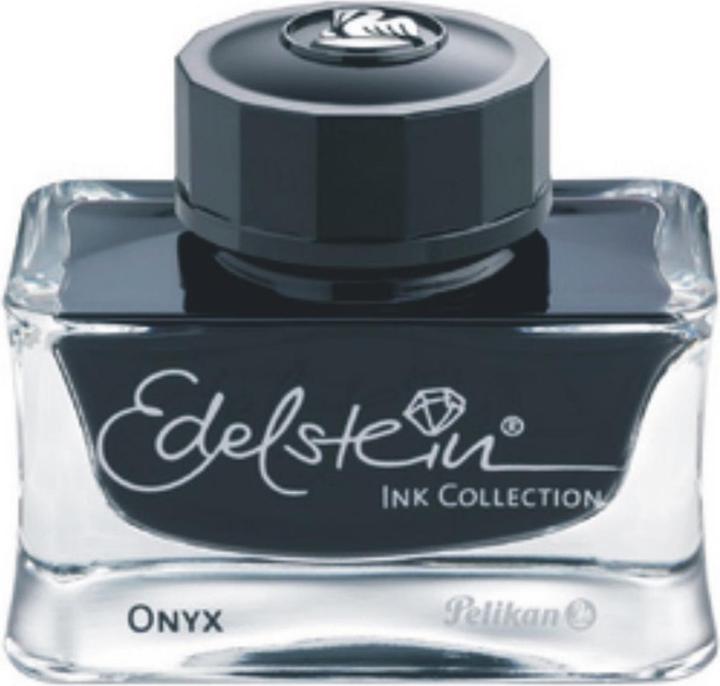 Actual product image Pelikan Ink glass gemstone onyx (Inkwell, Black)