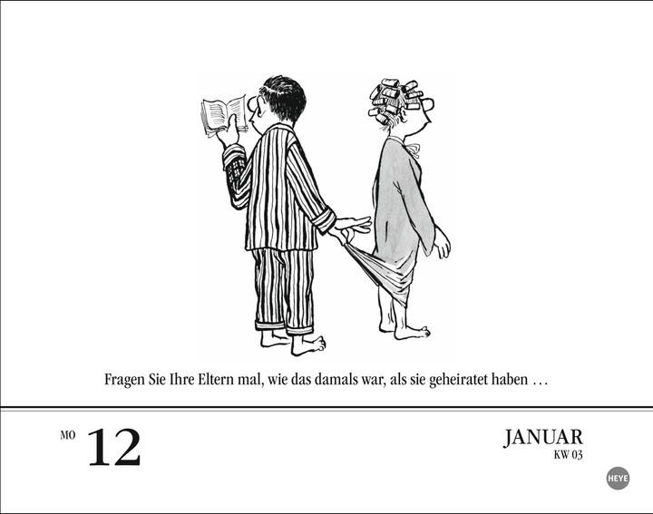 Produktbild Loriot Tagesabreisskalender 2026 (14 x 11 cm, Deutsch)