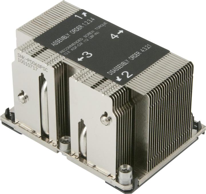 Actual product image Supermicro 2u Passive Cpu Heatsink (64 mm)