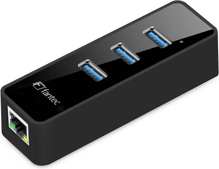Produktbild Fantec UMP-3UE1000 2IN1 USB HU (USB-A, 3 Ports)