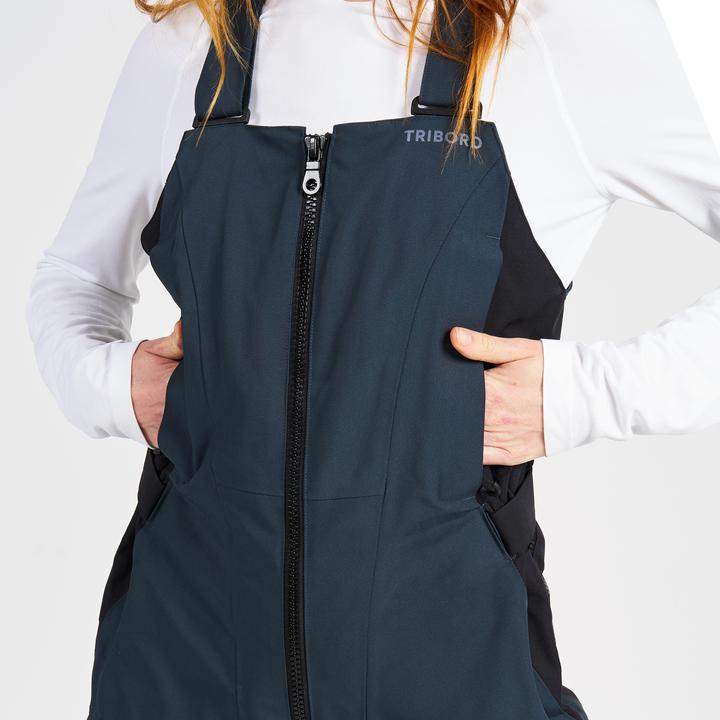 Image du produit Tribord Salopette de navigation femme - 500 gris foncé (M)