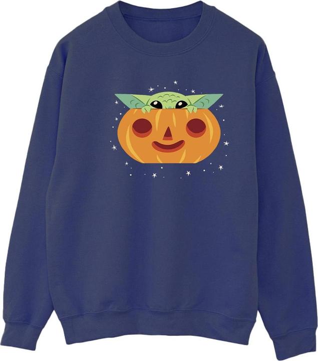 Star Wars The Mandalorian Grogu Pumpkin Sweatshirt (L)