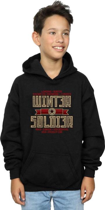 Image du produit - Sweat à capuche WINTER SOLDIER TRIGGER BADGE - Garçon (104)