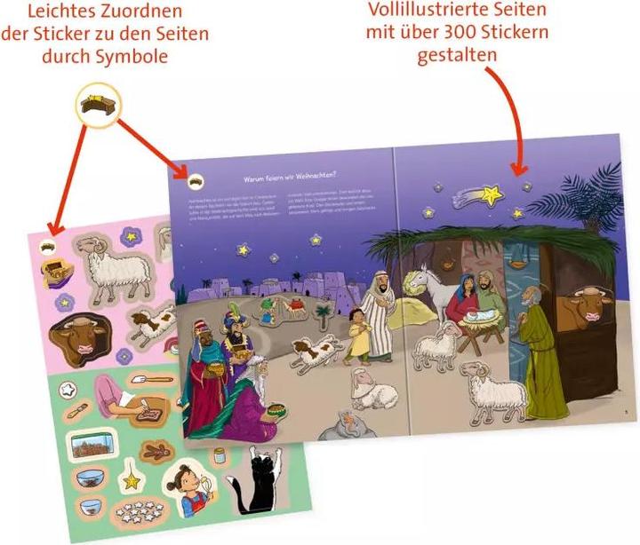 Produktbild Ravensburger Wieso? Weshalb? Warum? Stickerheft: Weihnachten