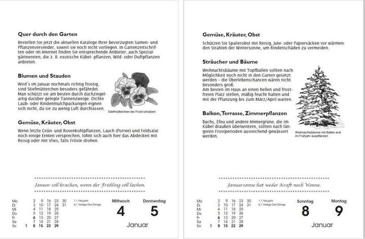 Produktbild Gartenkalender 2025 (Harter Einband, Deutsch)