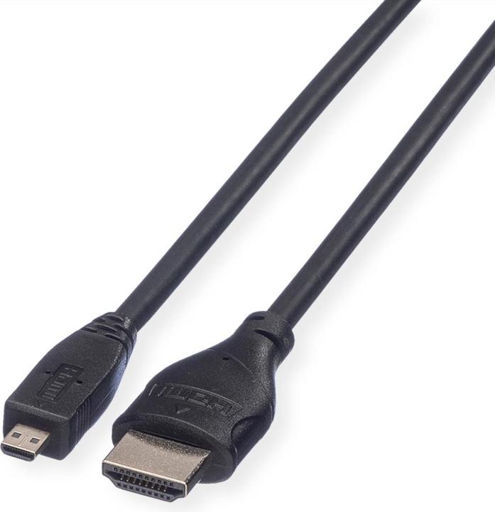 Roline micro HDMI (Typ D) — HDMI (Typ A) (2 m, HDMI)