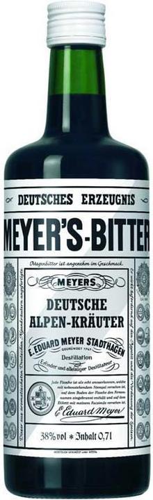 Actual product image Meyer’s Bitter German alpine herbs liqueur (1 x 70 cl)