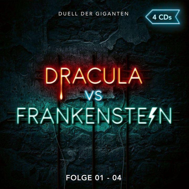 Produktbild Dracula vs Frankenstein. Folge 01 - 04 (Hörspielbox) (Christian Hagitte, Simon Bertling, Christian Gailus, Deutsch)