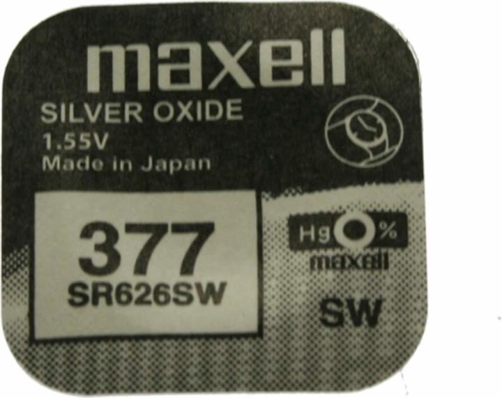 Actual product image Maxell SR626SW (10 pcs., AG4, 30 mAh)