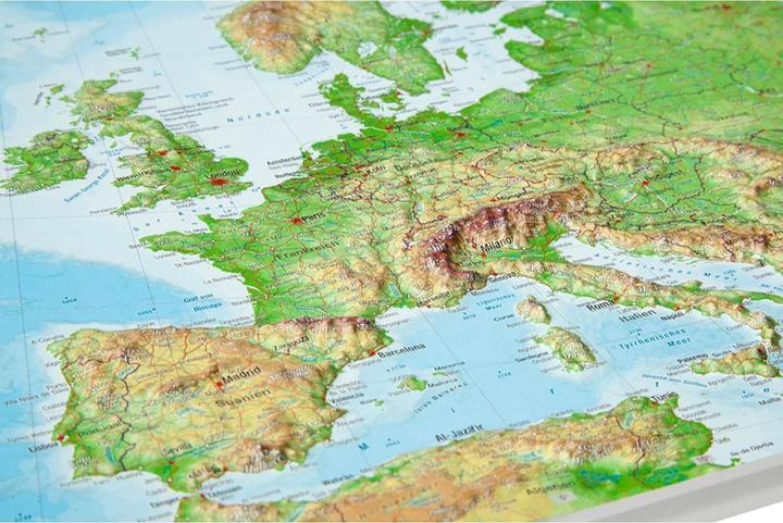 Produktbild 3D Reliefkarte Europa
